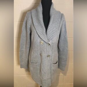 Gray Gap cardigan sweater size Large
